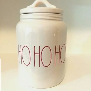 Rae Dunn HO HO HO Jar